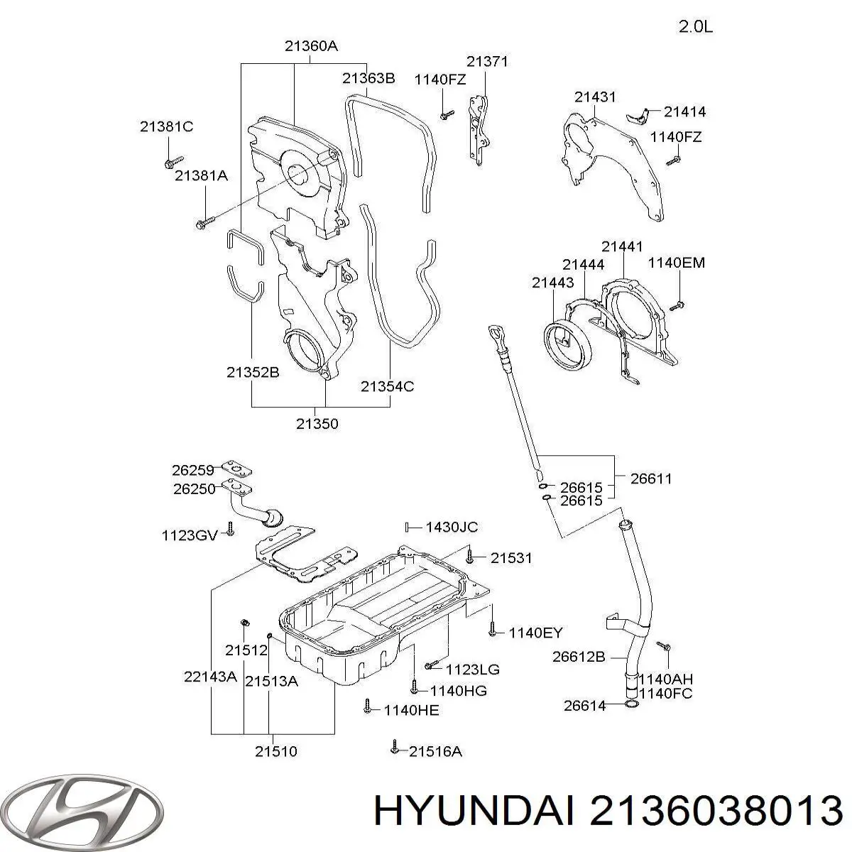  2136038013 Hyundai/Kia