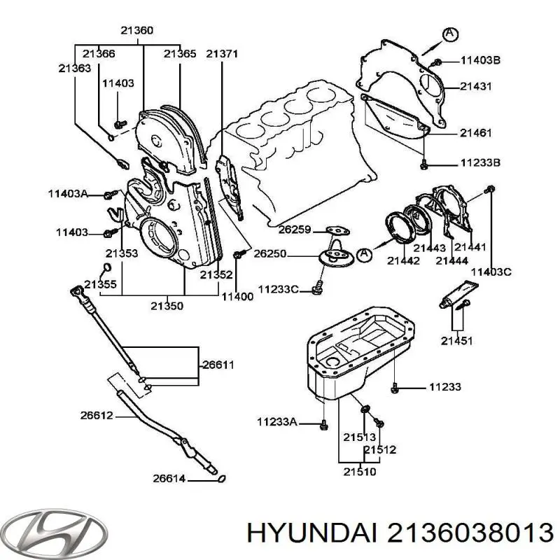  Hyundai/Kia 2136038013 цена, от 17.74 USD