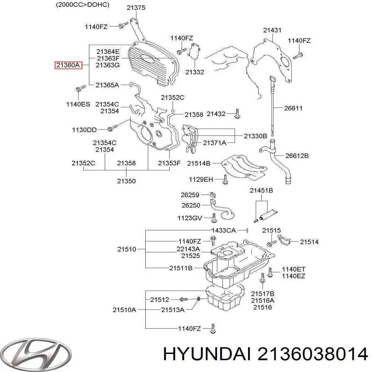  2136038014 Hyundai/Kia