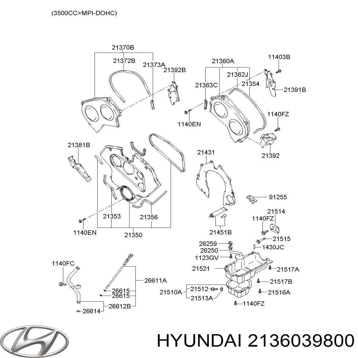 2136039800 Hyundai/Kia 