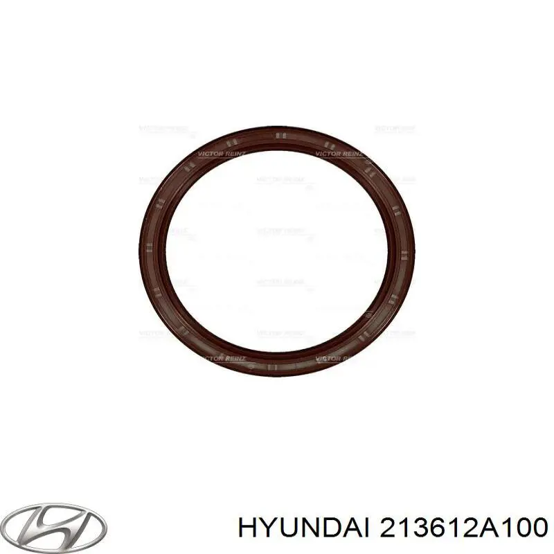 Сальник коленвала двигателя передний 213612A100 Hyundai/Kia