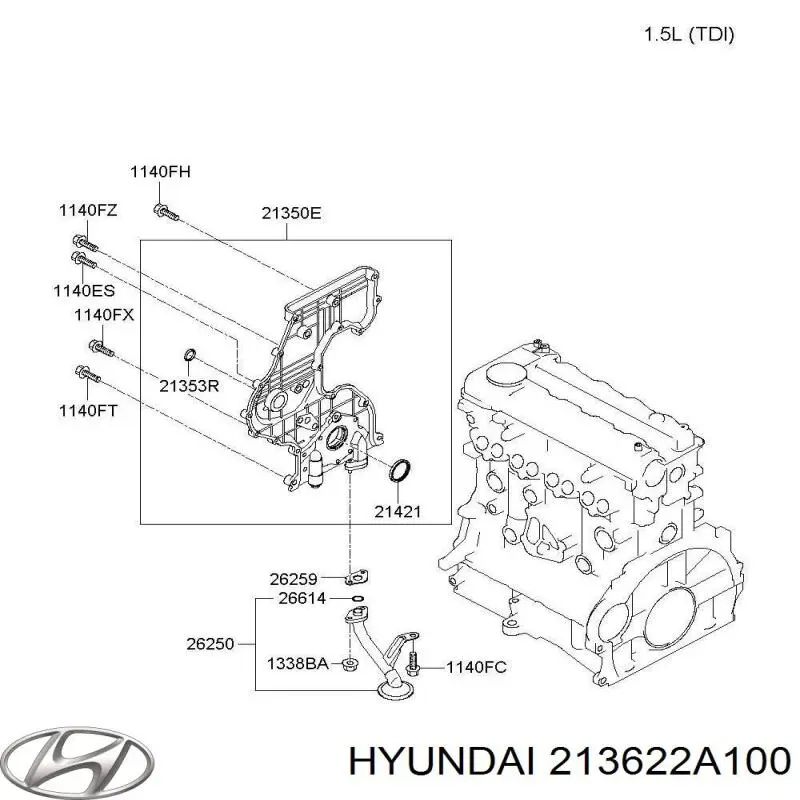 213622A100 Hyundai/Kia 