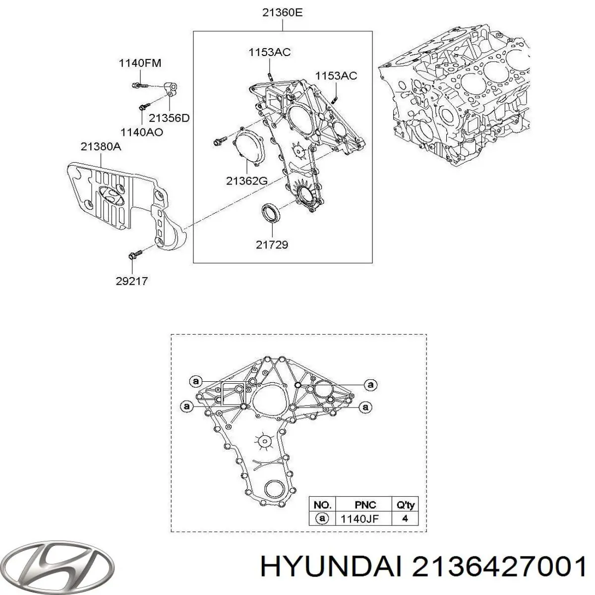 Купить 2136427001 Hyundai/Kia 