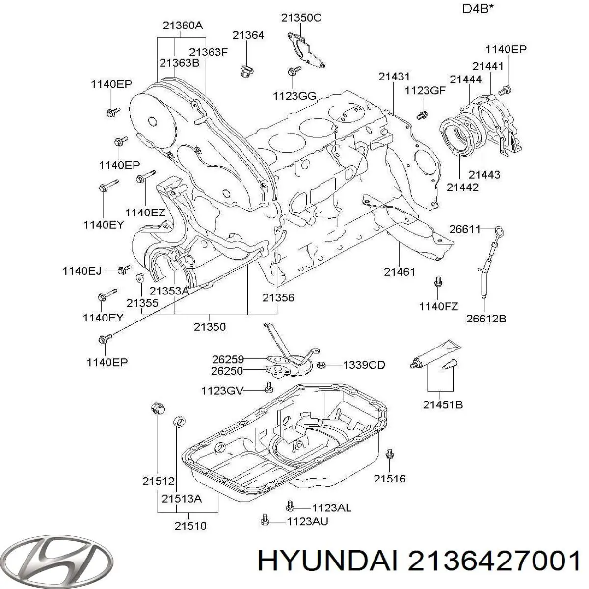  Hyundai/Kia 2136427001 цена, от 2.26 USD
