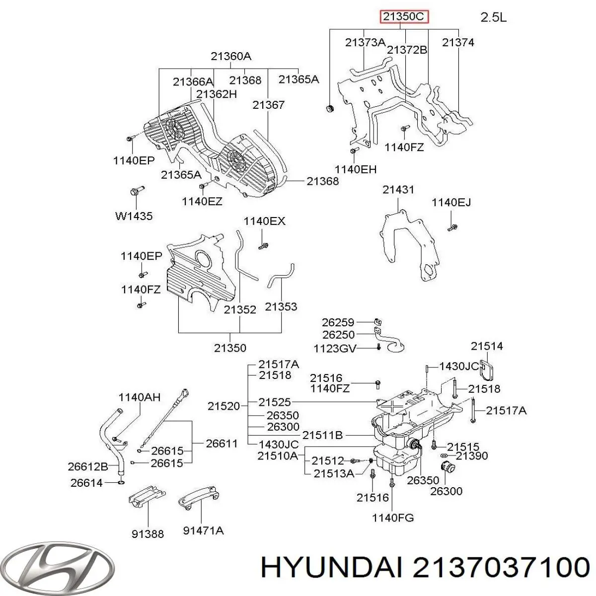  2137037101 Hyundai/Kia