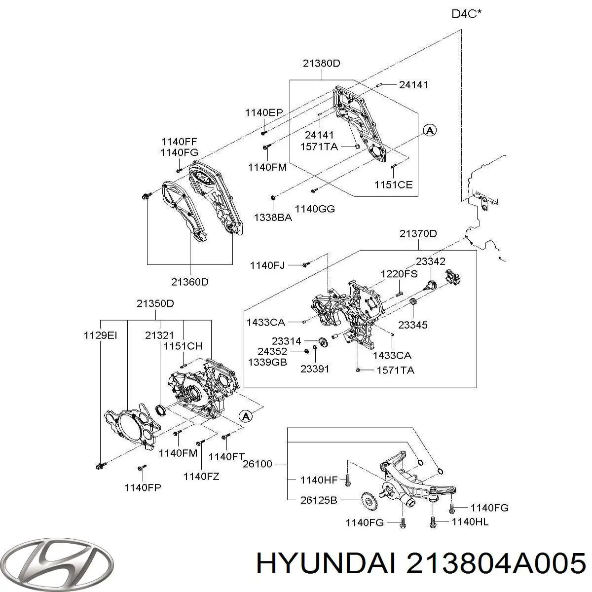  Hyundai/Kia 213804A005 цена, от 42.37 USD