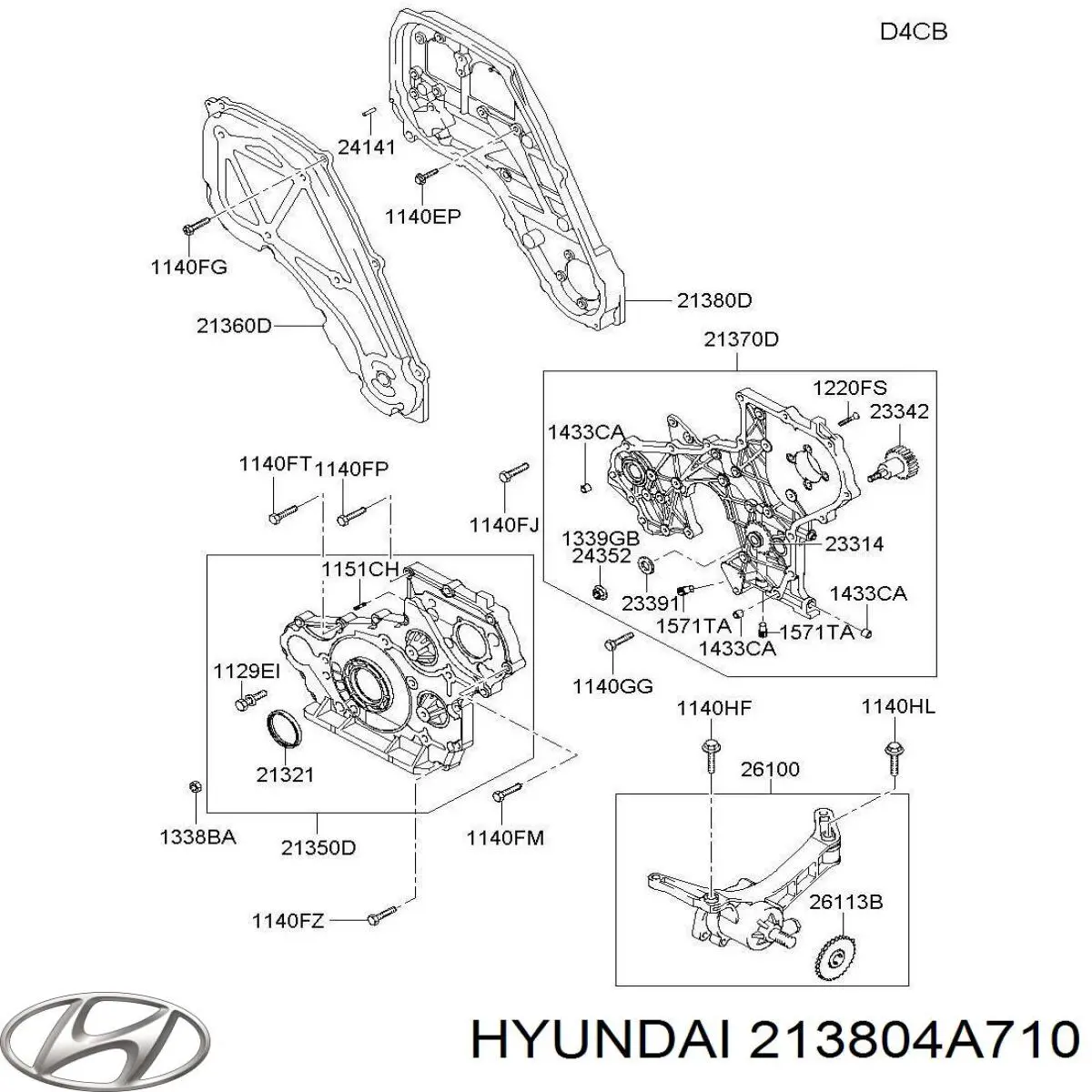  213804A710 Hyundai/Kia