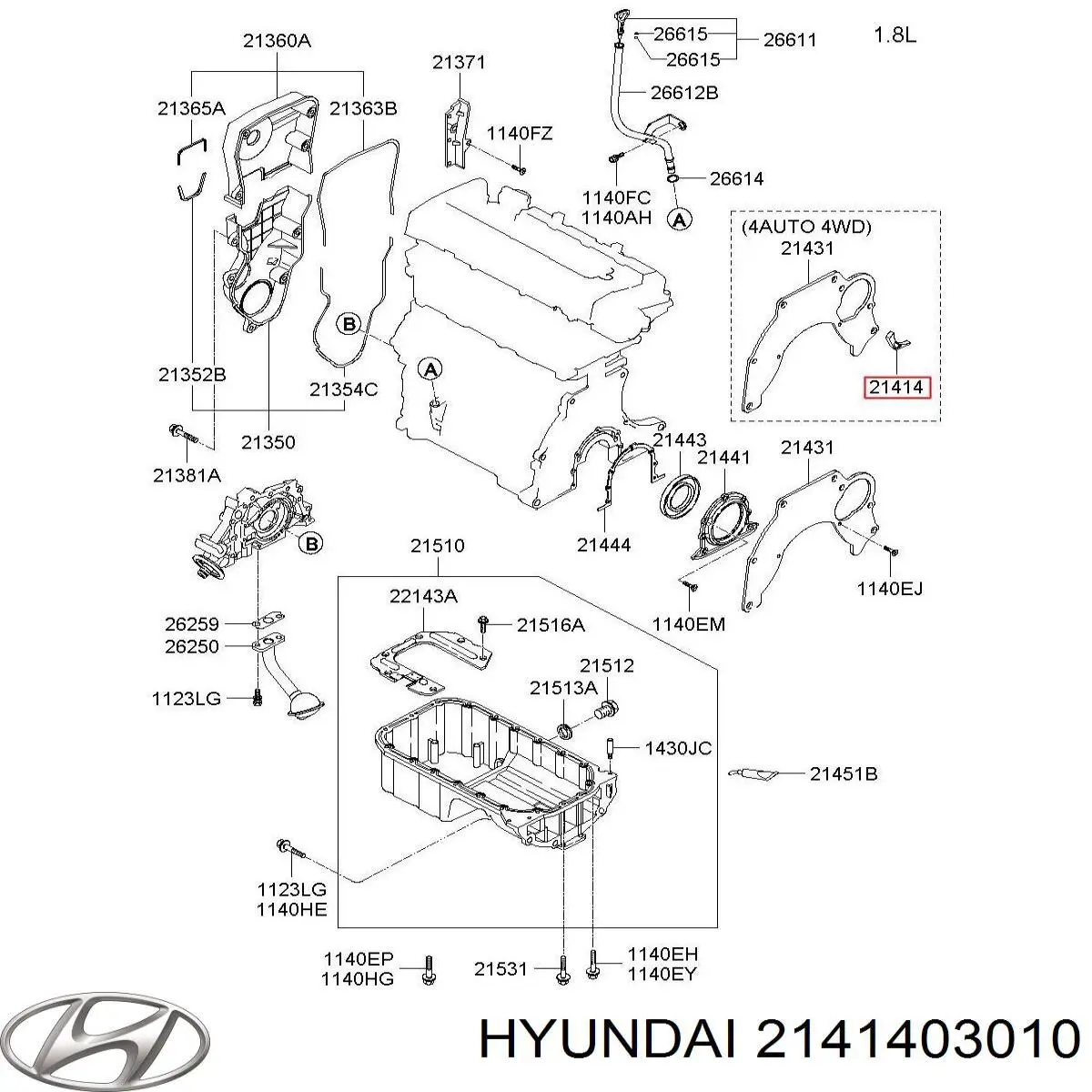  2141403010 Hyundai/Kia