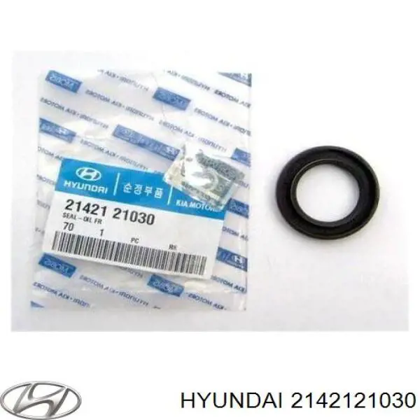 2142121030 Hyundai/Kia сальник коленвала двигателя передний