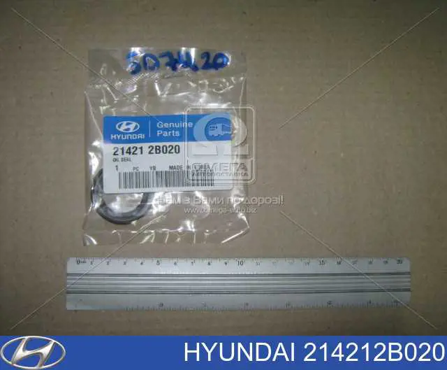 214212B020 Hyundai/Kia vedação dianteira de cambota de motor