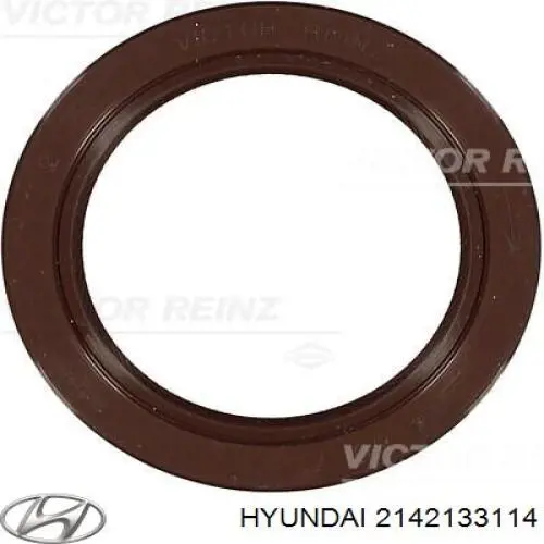 2142133114 Hyundai/Kia vedação dianteira de cambota de motor