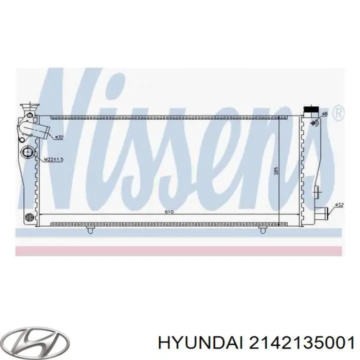 Сальник коленвала 2142135001 Hyundai/Kia