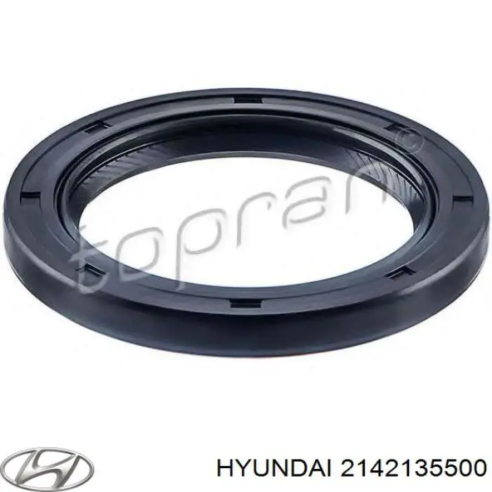 21421-35500 Hyundai/Kia vedação dianteira de cambota de motor