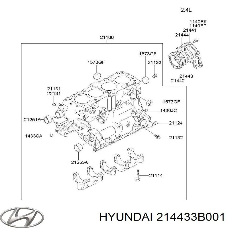  214433B001 Hyundai/Kia