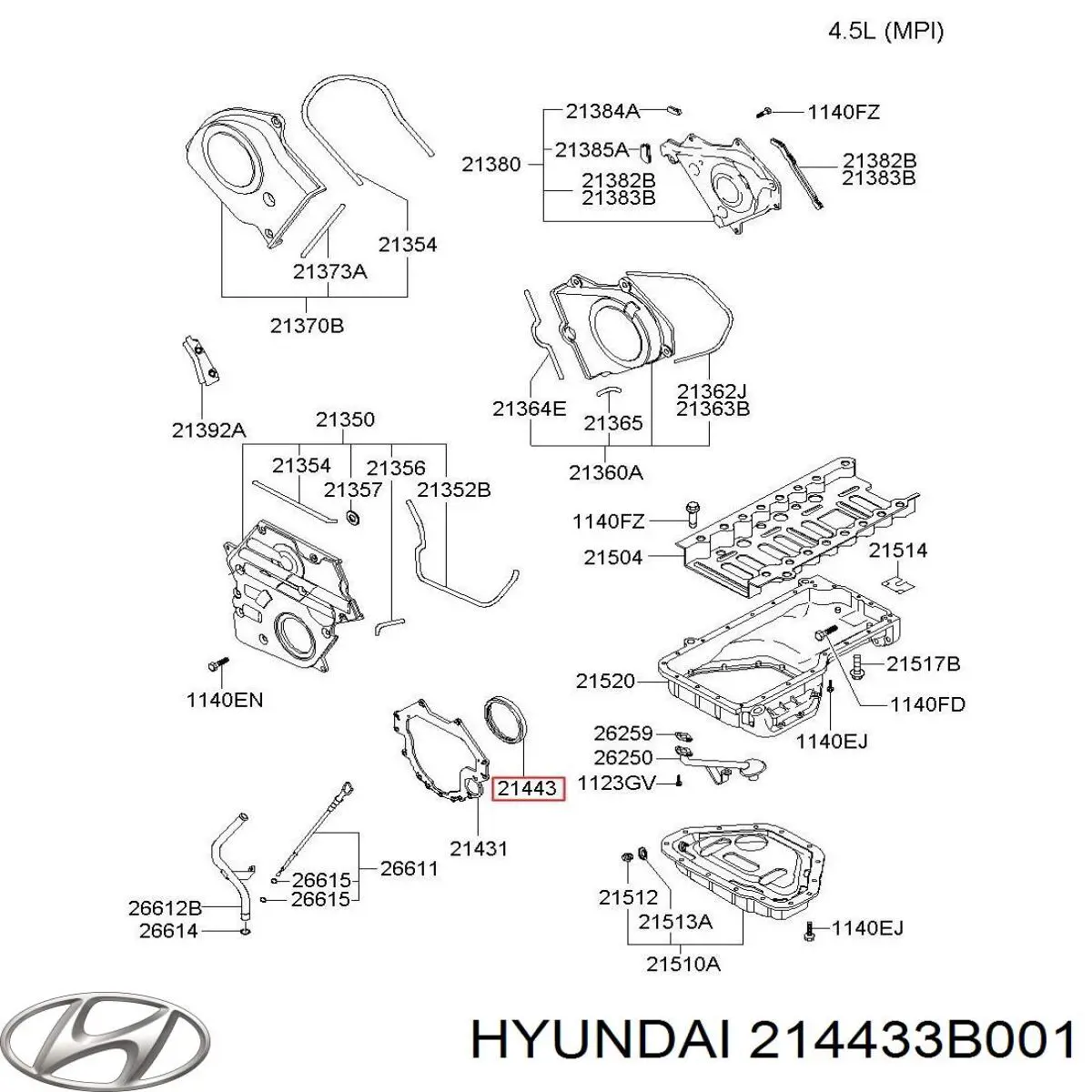 214433B001 Hyundai/Kia 