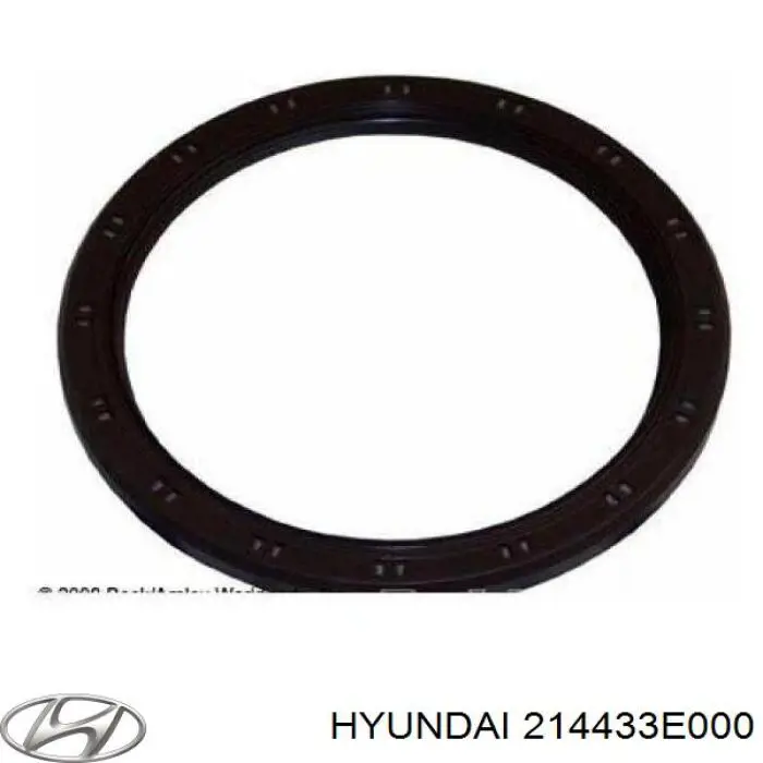 Купить 214433E000 Hyundai/Kia Сальник коленвала задний