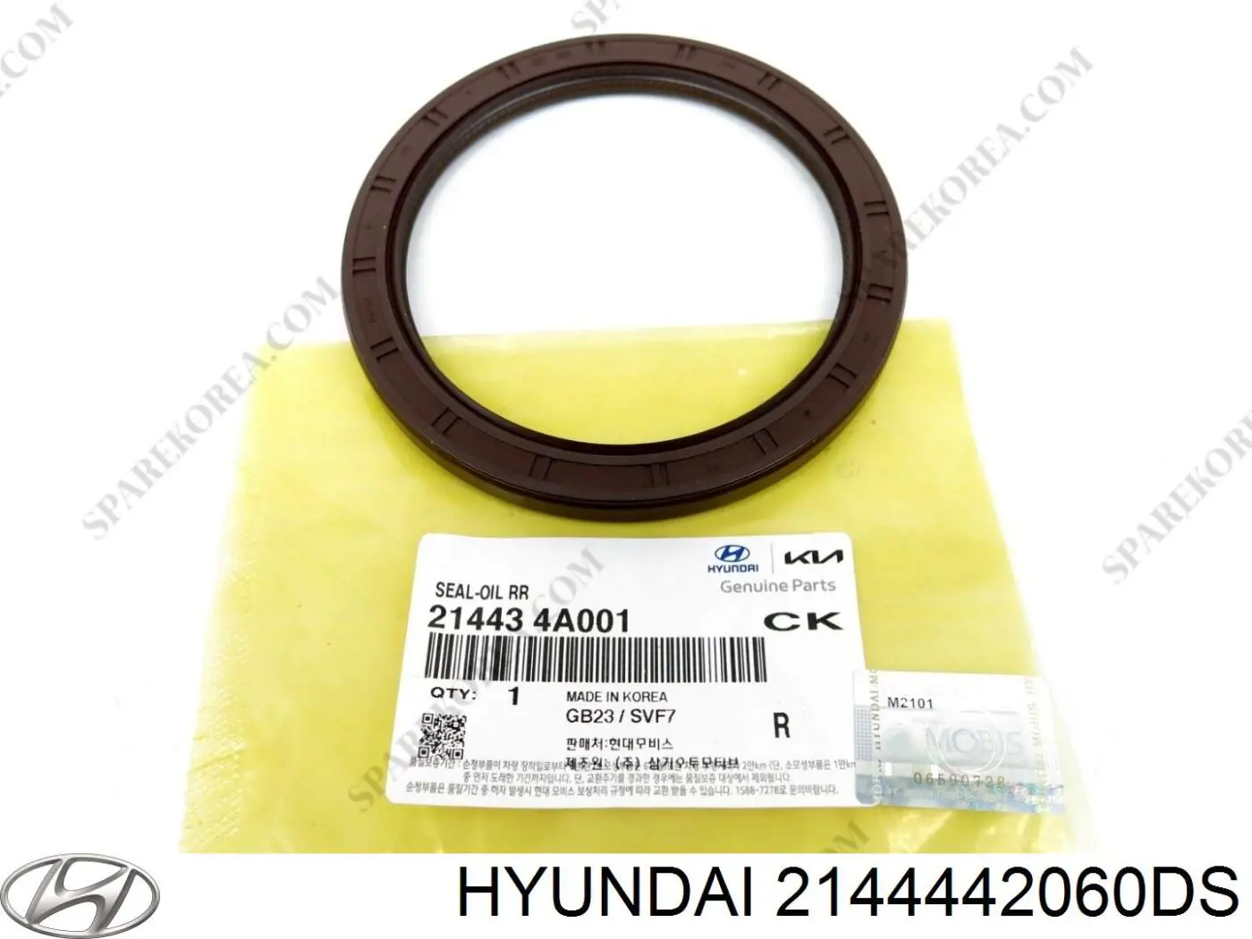 Купить 2144442060 Hyundai/Kia Прокладка задней крышки коленвала