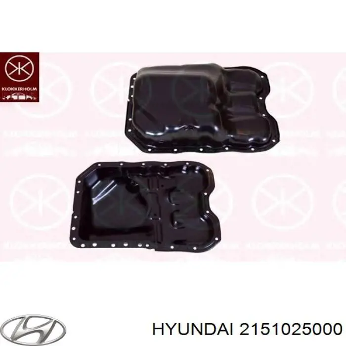 2151025000 Hyundai/Kia поддон масляный картера двигателя