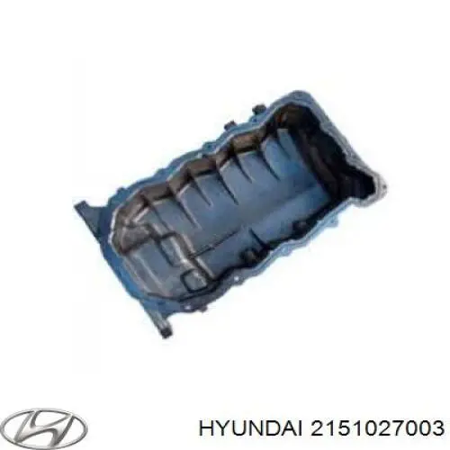 2151027003 Hyundai/Kia поддон масляный картера двигателя