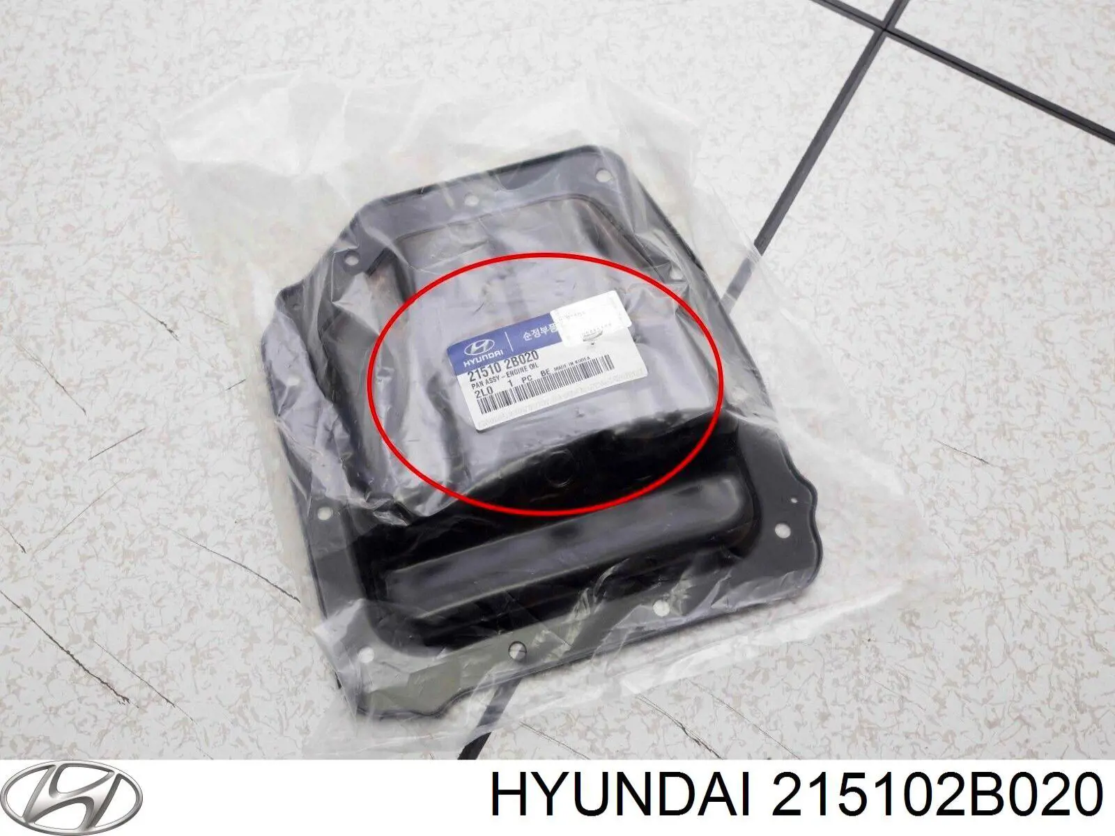 Купить 215102B020 Hyundai/Kia Поддон картера двигателя