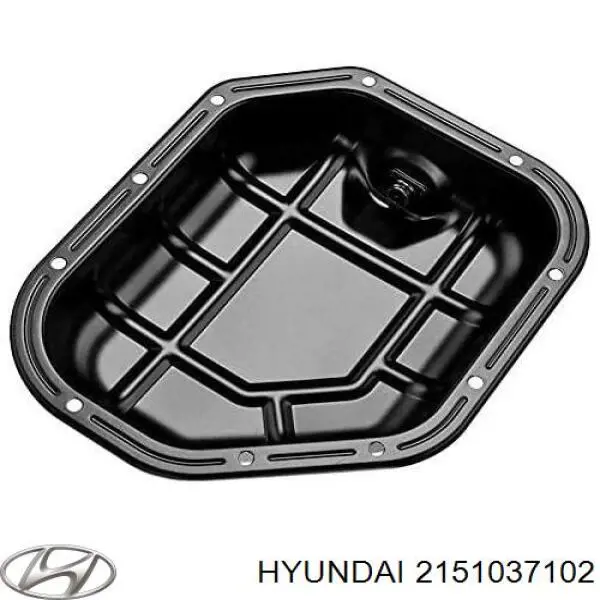 Поддон масляный картера двигателя, нижняя часть Hyundai/Kia 2151037102 цена, от 33.93 USD
