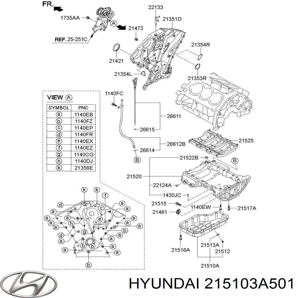  Hyundai/Kia 215103A501 цена, от 170.06 USD