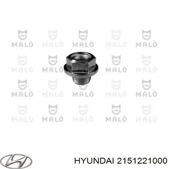 Пробка поддона двигателя Hyundai/Kia 2151221000 цена, от 3.14 USD