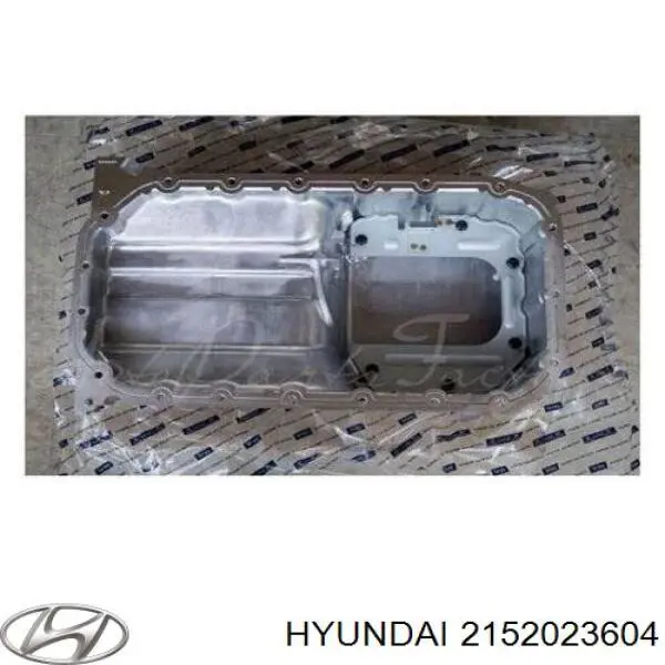 2152023604 Hyundai/Kia panela de óleo de cárter do motor
