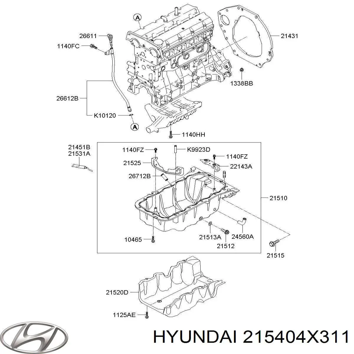 215404X311 Hyundai/Kia 