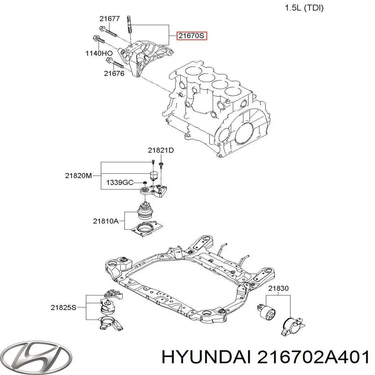 216702A401 Hyundai/Kia 