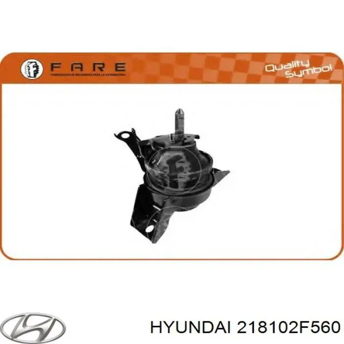 218102F560 Hyundai/Kia подушка (опора двигателя правая)