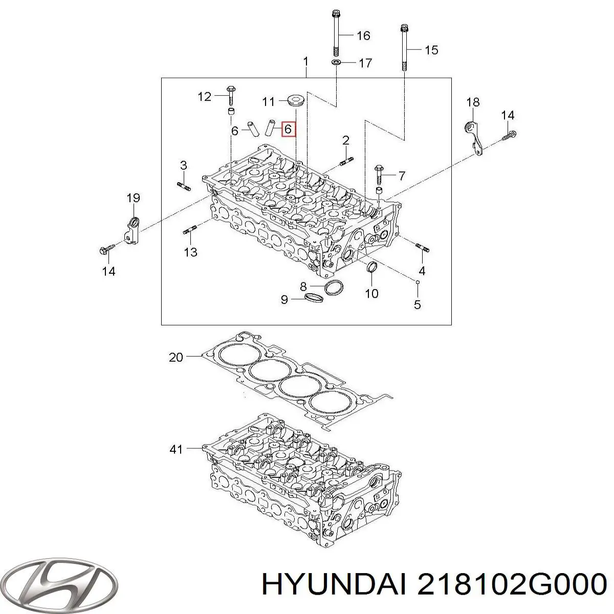Правая подушка двигателя 218102G000 Hyundai/Kia