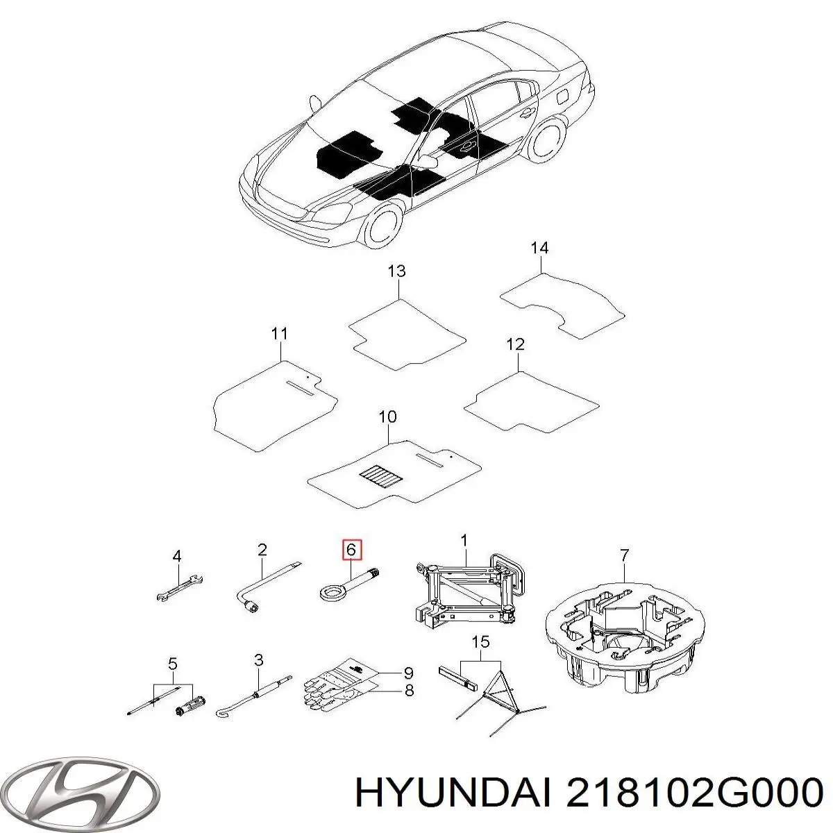 Купить 218102G000 Hyundai/Kia Правая опора двигателя
