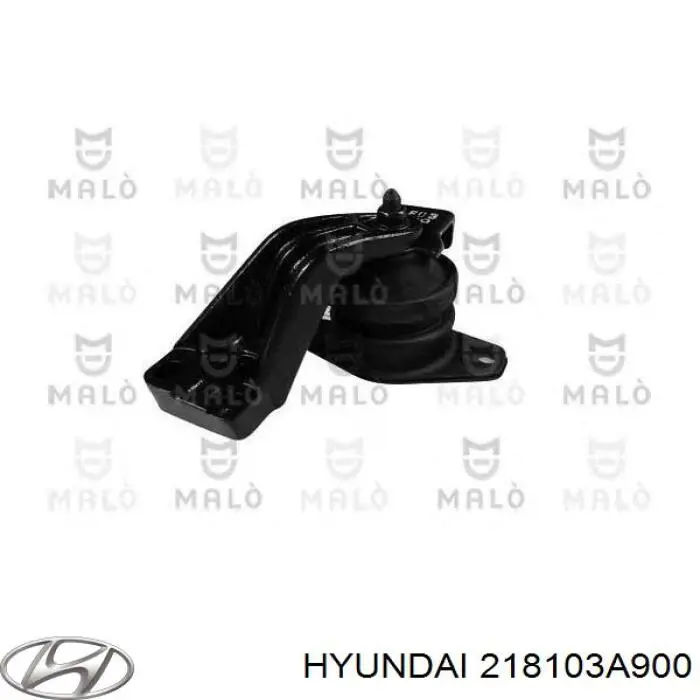 Подушка (опора) двигателя правая на Хундай Траджет FO (Hyundai Trajet)