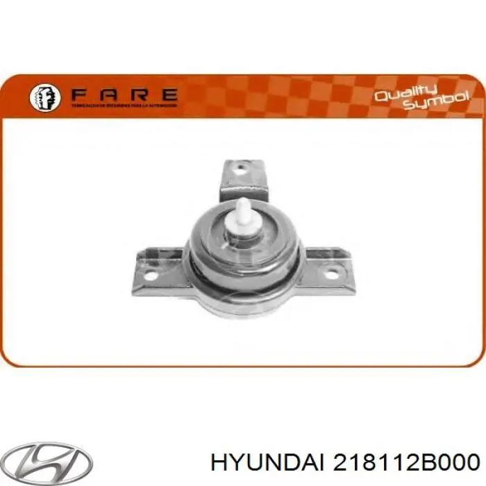 Soporte de motor derecho 218112B000 Hyundai/Kia