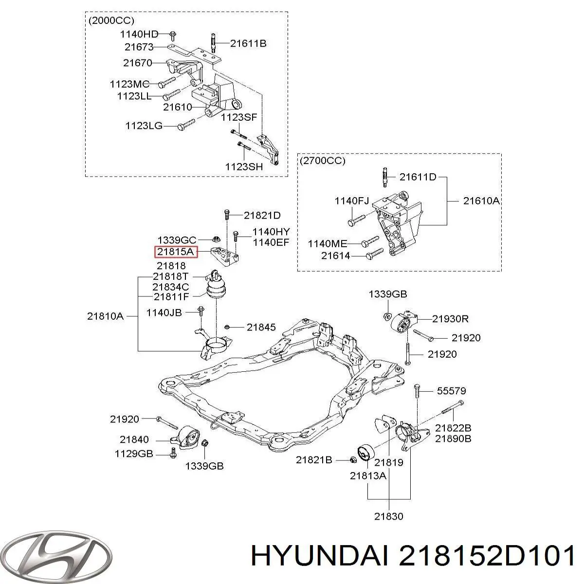  Hyundai/Kia 218152D101 цена, от 14.69 USD