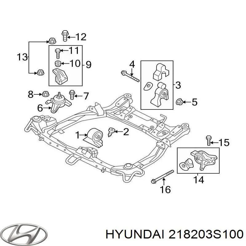  218203S100 Hyundai/Kia