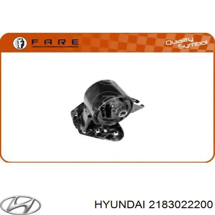 2183022200 Hyundai/Kia Подушка (опора) двигателя, левая