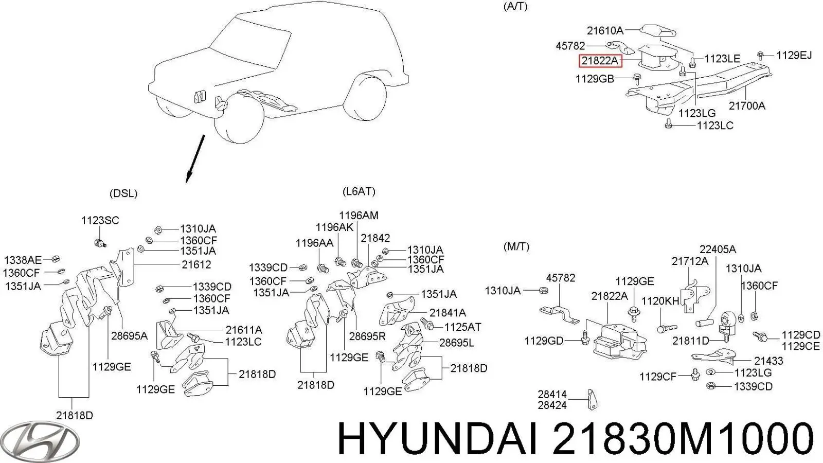 21830M1000 Hyundai/Kia 