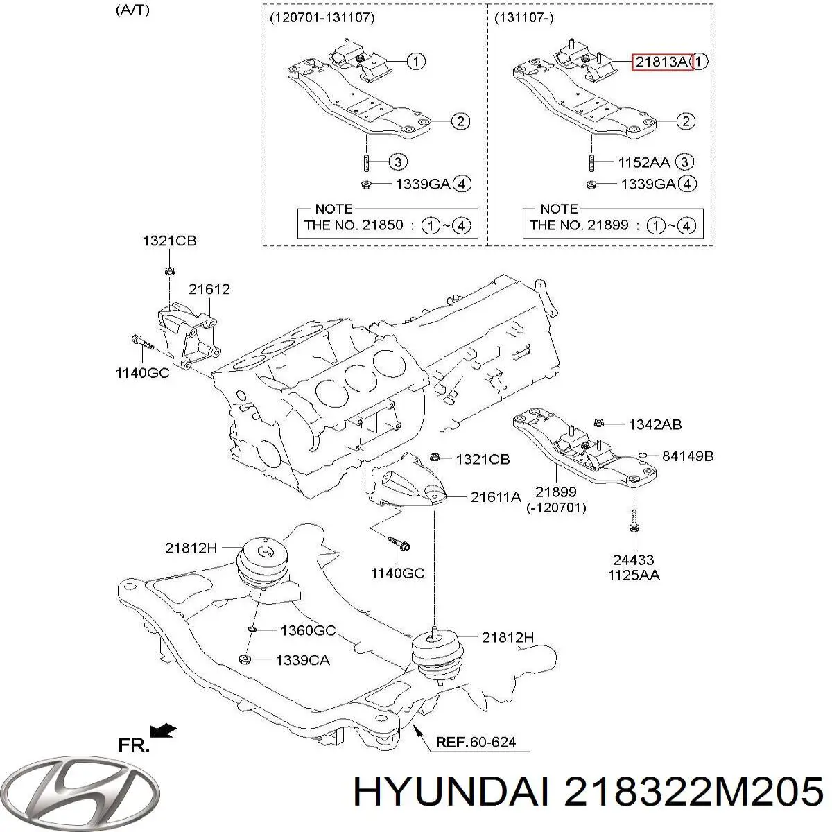  Hyundai/Kia 218322M205 цена, от 115.54 USD