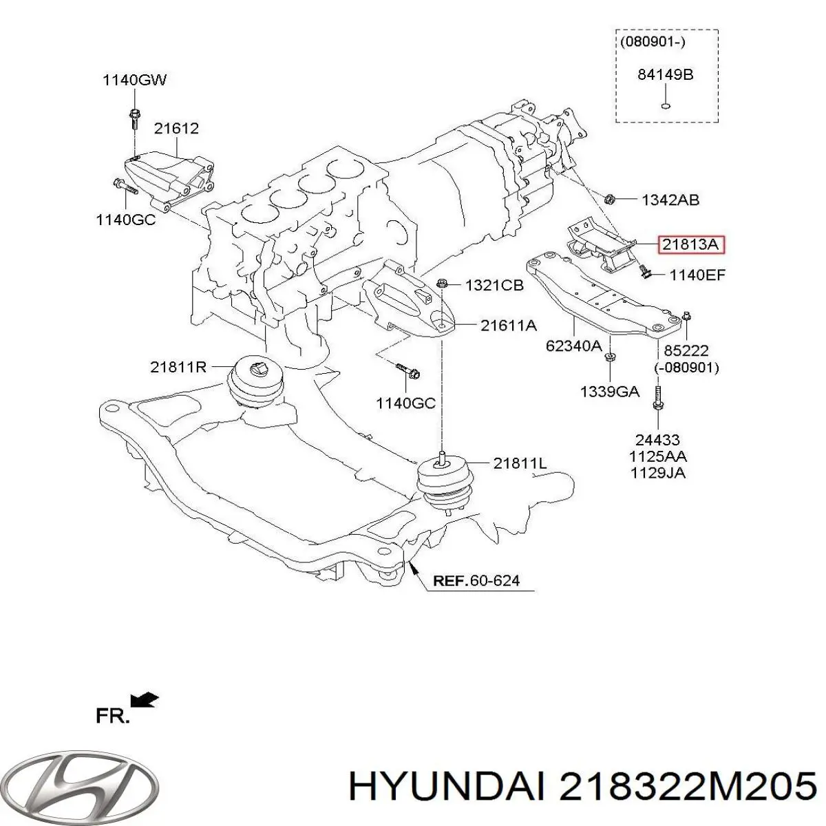 Купить 218322M205 Hyundai/Kia 