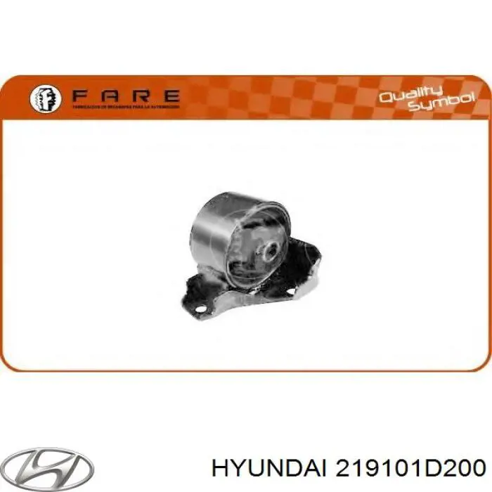 Гидроопора двигателя передняя Hyundai/Kia 219101D200 цена, от 32.94 USD