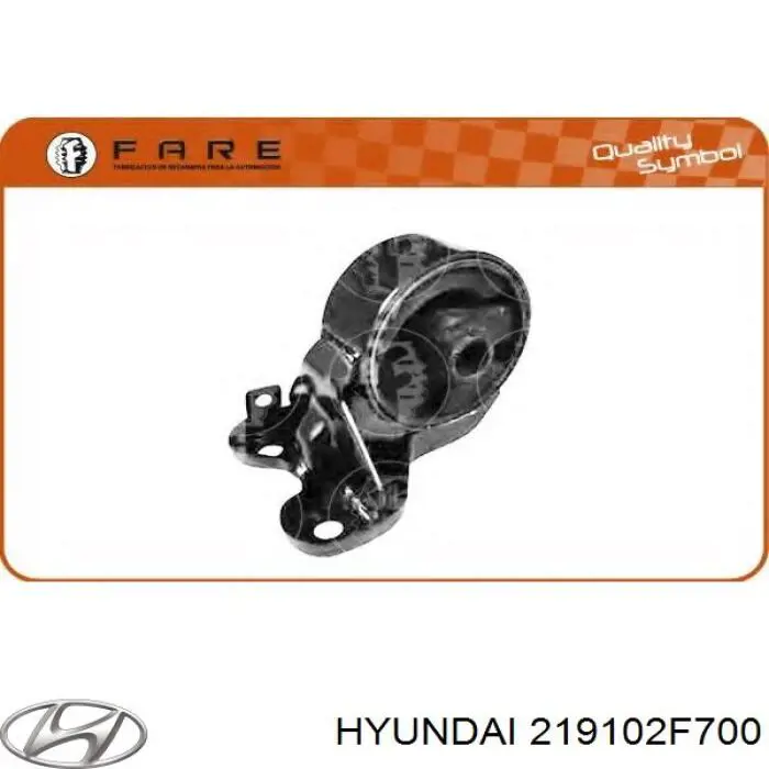219102F700 Hyundai/Kia подушка (опора двигателя передняя)
