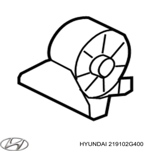 219102G400 Hyundai/Kia Подушка передней опоры двигателя