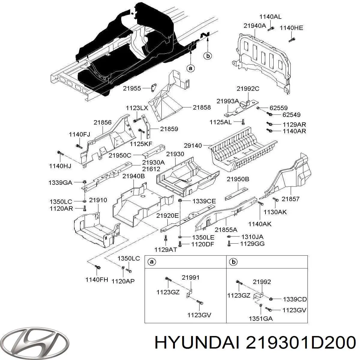 Задняя опора двигателя Hyundai/Kia 219301D200 цена, от 25.40 USD
