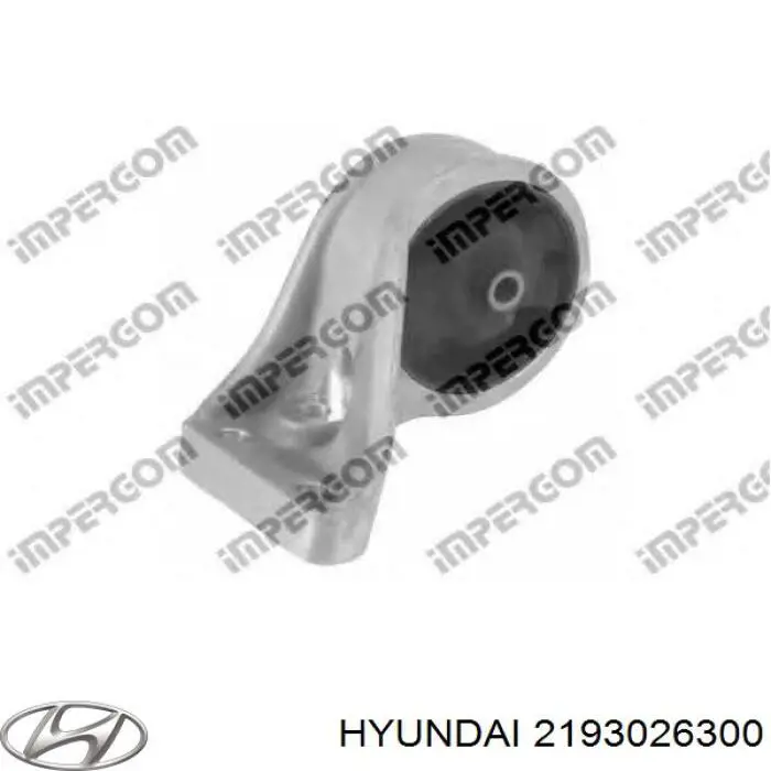 HYEM032 Kautek Задняя подушка двигателя