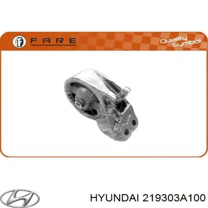 219303A100 Hyundai/Kia coxim (suporte traseiro de motor)