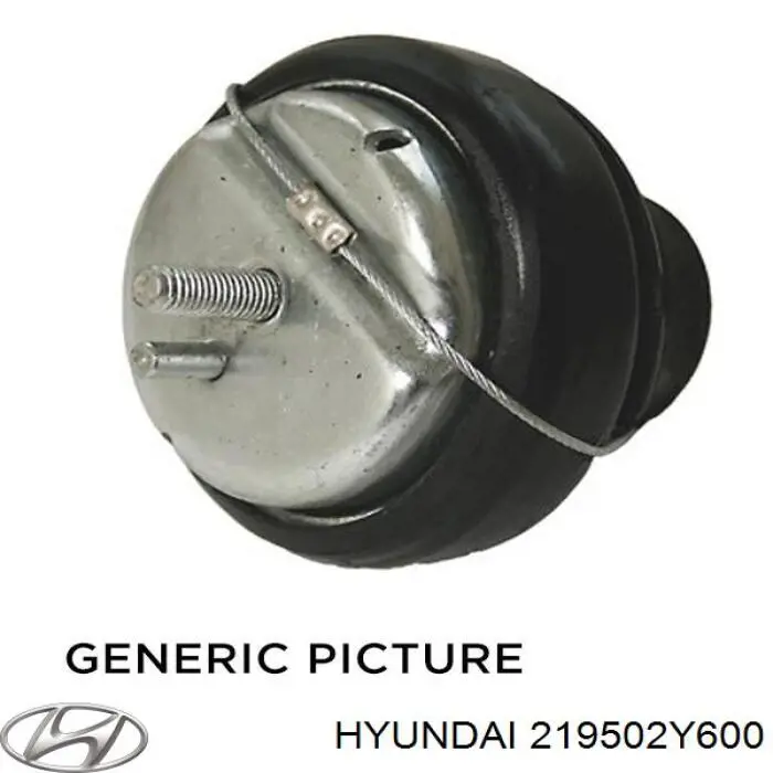 219502Y600 Hyundai/Kia coxim (suporte traseiro de motor)