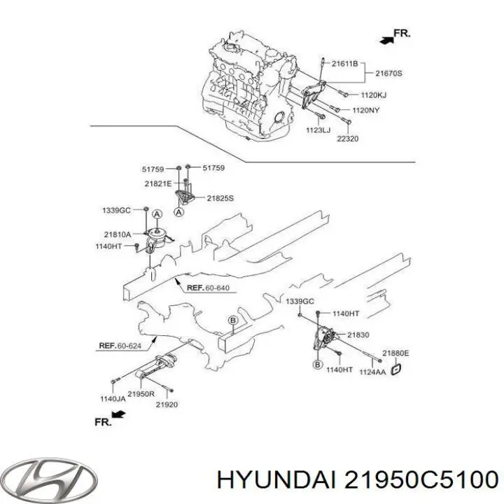  21950C5100 Hyundai/Kia