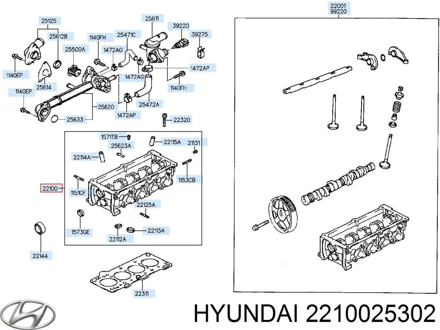  2210025302 Hyundai/Kia